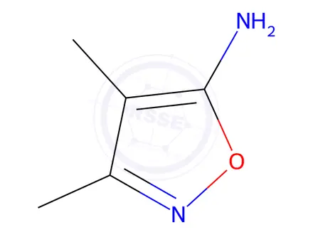 Chemical structure of 5-Amino-3,4-dimethylisoxazole