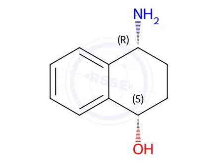 Chemical structure of (1S,4R)-4-Amino-1,2,3,4-tetrahydronaphthalen-1-ol