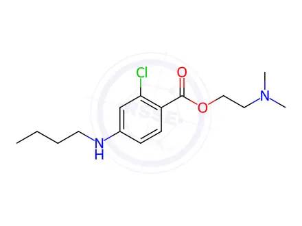 Chemical structure of chlorotetracaine