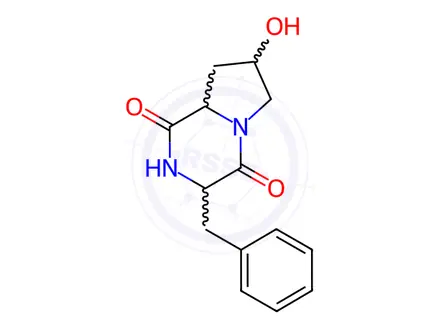 Chemical structure of Cyclo(Phe-Hpro)