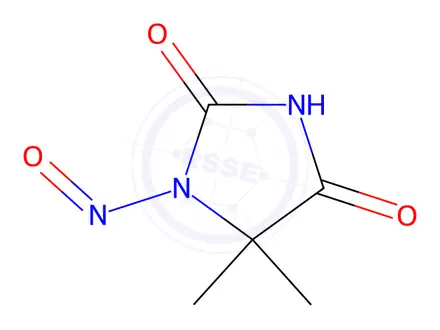 Chemical structure of Hydantoin Impurity 55 (N-Nitroso Hydantoin Impurity 13)