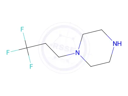 Chemical structure of Piperazine, 1-(3,3,3-trifluoropropyl)-(9CI)