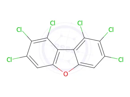 Chemical structure of 1,2,3,7,8,9-Hexachlorodibenzofuran