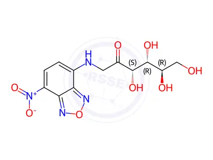 Chemical structure of NBD-Fructose