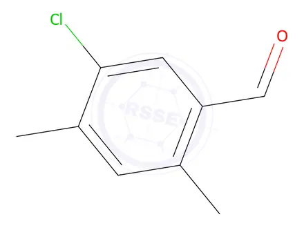 Chemical structure of 5-Chloro-2,4-dimethylbenzaldehyde