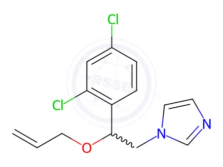 Chemical structure of Imazalil