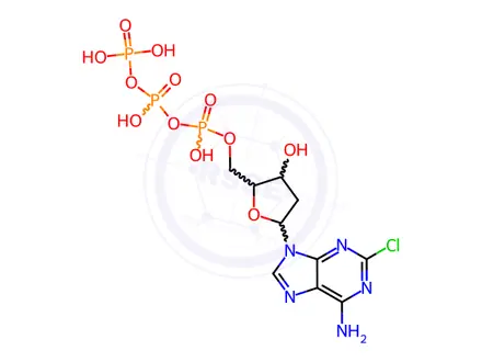 Chemical structure of 2-Chloro-2′-deoxyadenosine 5′-triphosphate