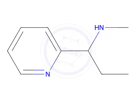 Chemical structure of N-Methyl-1-(pyridin-2-yl)propan-1-amine