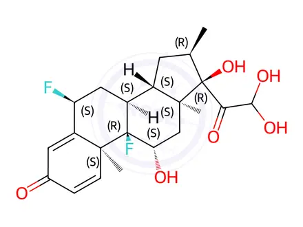 Chemical structure of Fluticasone Impurity 105