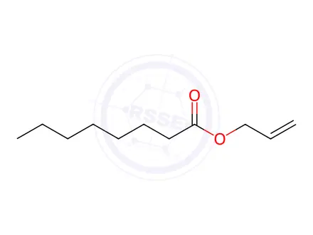 Chemical structure of ALLYL CAPRYLATE