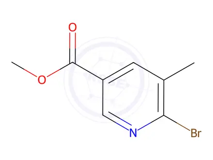 Chemical structure of Methyl 6-Bromo-5-methylnicotinate
