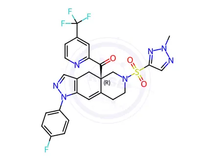 Chemical structure of Relacorilant Impurity 20