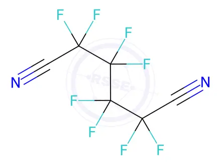 Chemical structure of Octafluoroadiponitrile