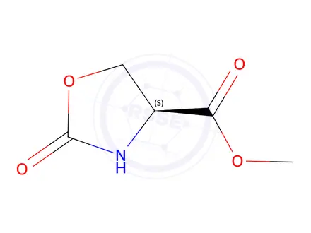 Chemical structure of Methyl (S)-2-oxooxazolidine-4-carboxylate