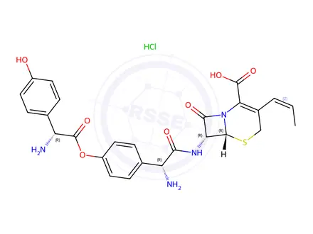 Chemical structure of Cefprozil Impurity 47