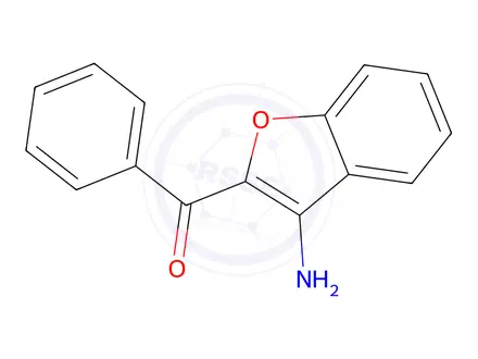 Chemical structure of (3-AMINO-1-BENZOFURAN-2-YL)(PHENYL)METHANONE