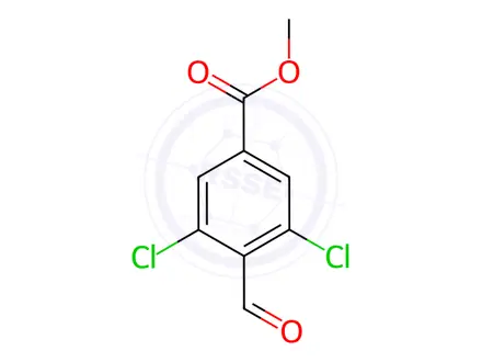 Chemical structure of Methyl 3,5-Dichloro-4-formylbenzoate