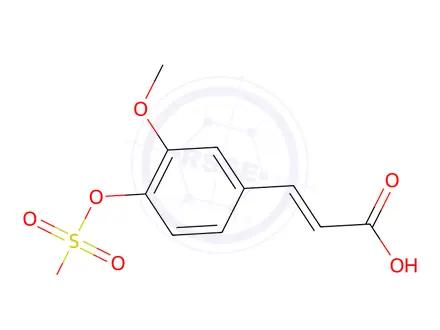 Chemical structure of Ferulic Acid 4-O-Sulfate