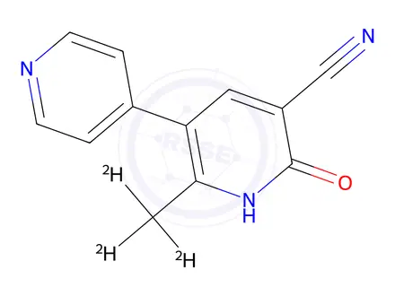 Chemical structure of Milrinone D3