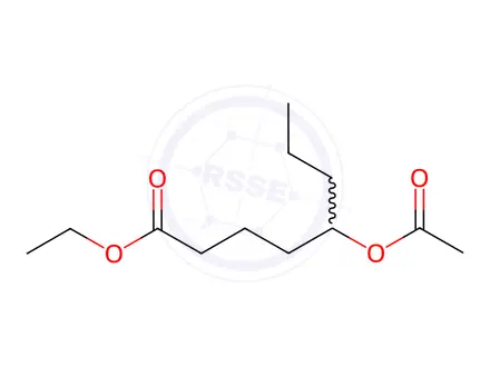 Chemical structure of ETHYL 5-ACETOXYOCTANOATE