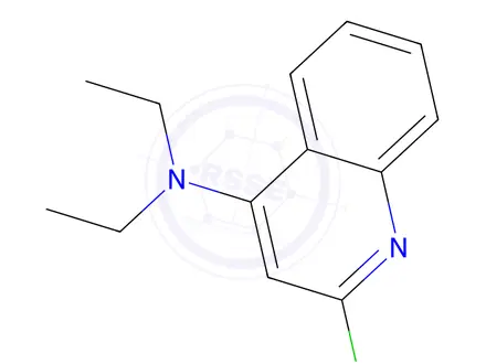 Chemical structure of 2-Chloro-N,N-diethylquinolin-4-amine