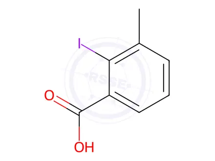 Chemical structure of 2-Iodo-3-methylbenzoic acid