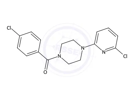 Chemical structure of 1-(4-Chlorobenzoyl)-4-(6-chloropyridin-2-yl)piperazine