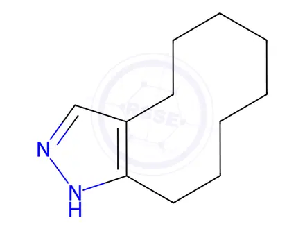 Chemical structure of 4,5,6,7,8,9,10,11-Octahydro-1H-cyclodecapyrazole