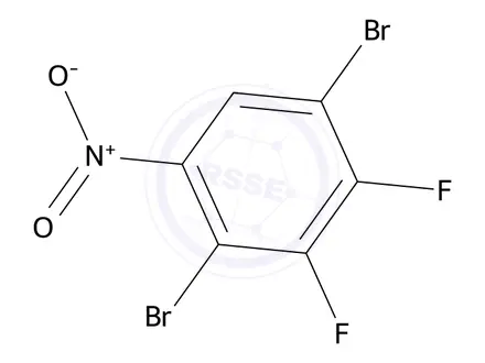 Chemical structure of 1,4-Dibromo-2,3-difluoro-5-nitrobenzene
