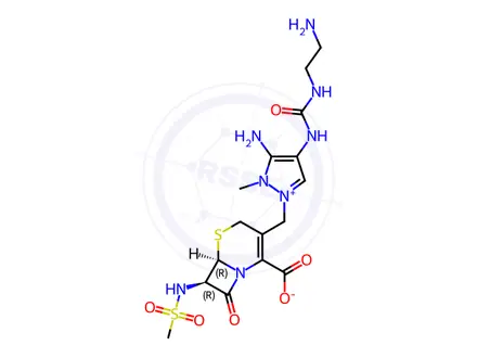Chemical structure of Ceftolozane Impurity 14