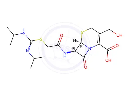 Chemical structure of Desacetyl Cefathiamidine
