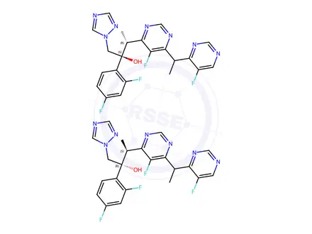 Chemical structure of Voriconazole Impurity 74