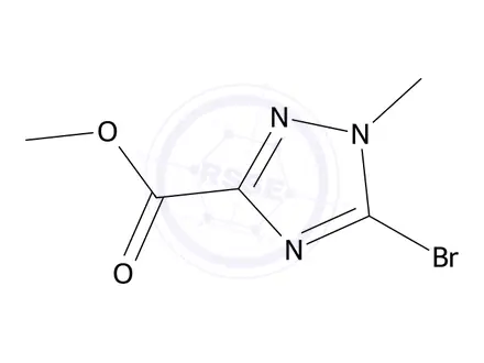 Chemical structure of Methyl 5-bromo-1-methyl-1H-1,2,4-triazole-3-carboxylate