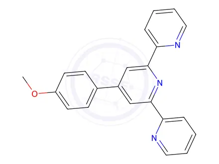 Chemical structure of 4'-(4-Methoxyphenyl)-2,2':6',2''-terpyridine