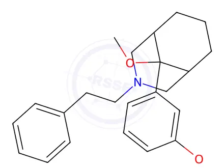 Chemical structure of P 7548