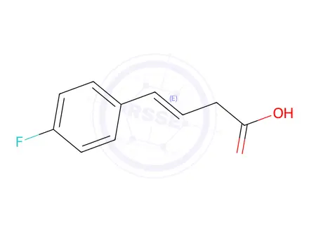 Chemical structure of (E)-4-(4-Fluorophenyl)but-3-enoic acid