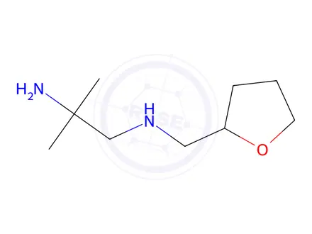 Chemical structure of 2-Methyl-N1-((tetrahydrofuran-2-yl)methyl)propane-1,2-diamine