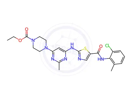 Chemical structure of Dasatinib Ethyl Carbamate Analog