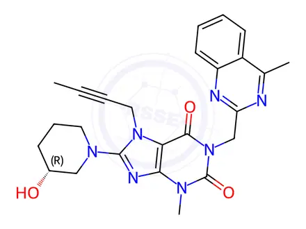 Chemical structure of Linagliptin Impurity 398
