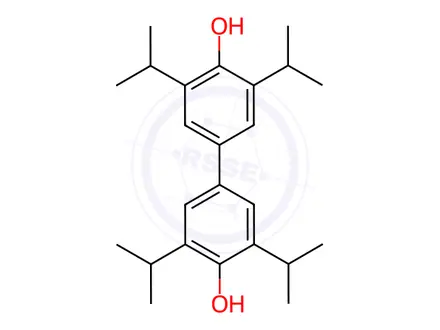 Chemical structure of 3,3’-5,5’-Tetraisopropyldiphenol
