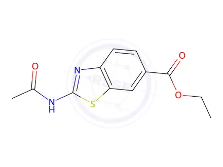 Chemical structure of Ethyl 2-(acetylamino)-1,3-benzothiazole-6-carboxylate