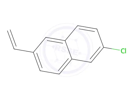 Chemical structure of 2-Chloro-6-vinylnaphthalene