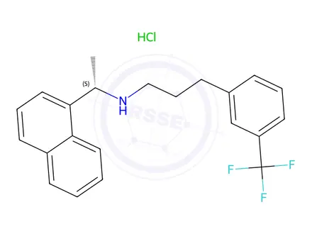 Chemical structure of (S)-Cinacalcet Hydrochloride