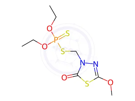 Chemical structure of Athidathion