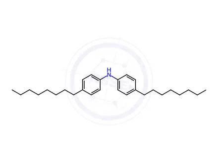 Chemical structure of 4,4′-Dioctyldiphenylamine Solution in Toluene