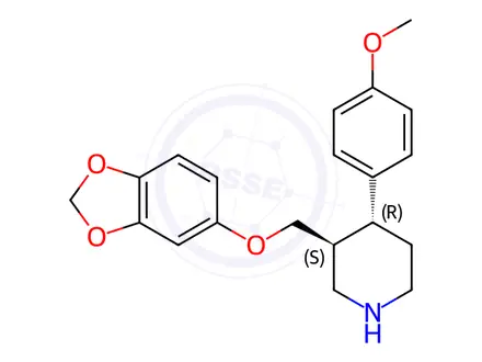 Chemical structure of Paroxetine Hydrochloride Hemihydrate EP Impurity B