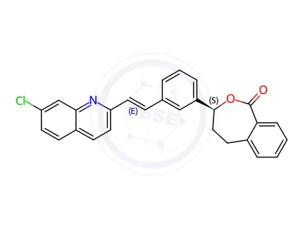 Chemical structure of Montelukast Impurity 57