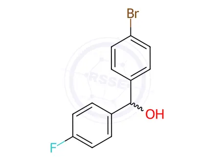 Chemical structure of (4-Bromophenyl)(4-fluorophenyl)methanol