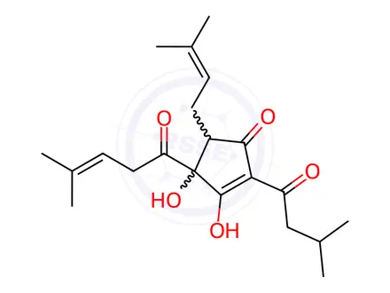 Chemical structure of Isohumulone