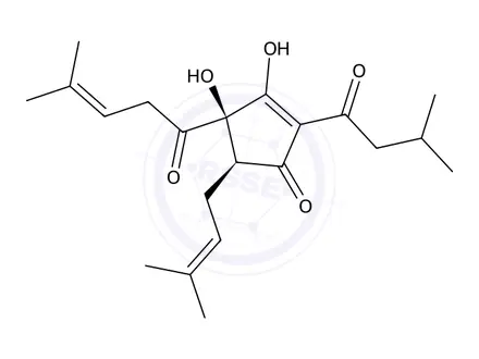 Chemical structure of cis-Isohumulone